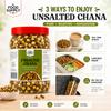 TFS Unsalted Chana 600g, Roasted Unpeeled Chana, No Added Salt Crunchy Gram Snack, Ready to Eat Indian Snack, No Onion No Garlic, Tea-Time, Lunchbox & Family Jar view 4