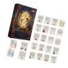 NVOQILIN Nativity Themed Advent Calendar Christmas Advent Calendar Includes 24 Bible Scripture Oament for Festival Celebration Religious view 3