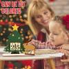 NVOQILIN Wood Advent Calendar Christmas Decoration 24 Day Festival Advent with Number Cutouts Compartments for Kid Craft Christmas Daily Surprise Calendar view 3