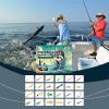 24 Days of Fishing Surprises Advents Calendar Stylish Fishing Lure Advents Calendar Box for Freshwater and Saltwater Baits view 4