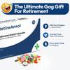 RetireAmol - Funny Retirement Gifts for Men & Women - Joke Pill Box with 70g Fizzy Mix Sweets - Funny Leaving Gift for Colleagues - Retirement Present for Dad, Mum, Boss or Workmate view 2