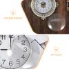 Healvian Clock Panel Replacement Convex 20cm Dome Cover Glass round Diameter Glass Face Accessories Part DIY view 3