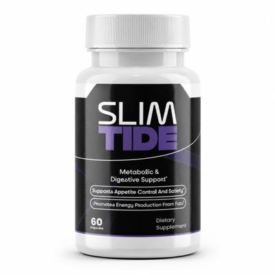 SlimTide Metabolism Support Capsules Apple Cider Vinegar, MCT Powder, Guarana Extract (Natural Caffeine), Vitamins C, E & B Complex Daily Supplement 60 Capsules