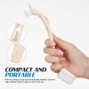 GALPADA Shoe Cleaning Brush Set Gentle on Surfaces Pp Material and Easy Hanging 2 Pcs with Dual-brush Head Design for Home and Travel Use view 3