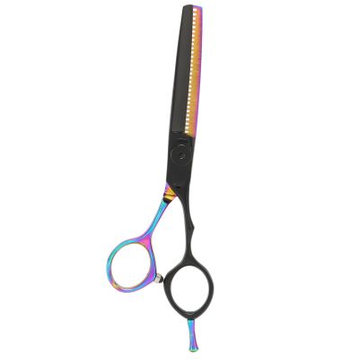 Barber Scissors Stainless Steel Hair Cutting Shears, Lightweight Ergonomic Mustache and Beard Trimming Scissors with Sharp Blades for Barbershop and Home Use (Thinning Scissor)