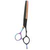 Barber Scissors Stainless Steel Hair Cutting Shears, Lightweight Ergonomic Mustache and Beard Trimming Scissors with Sharp Blades for Barbershop and Home Use (Thinning Scissor) view 1