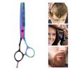 Barber Scissors Stainless Steel Hair Cutting Shears, Lightweight Ergonomic Mustache and Beard Trimming Scissors with Sharp Blades for Barbershop and Home Use (Thinning Scissor) view 3