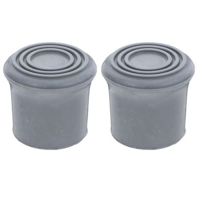 HINTRMENT Rubber Feet Pads Floor Protection and Replacement Shower Chair Chair Leg Caps 2pcs, Non-Slip with Universal Fit Bath Seat Suitable for Hiking Poles and Crutches