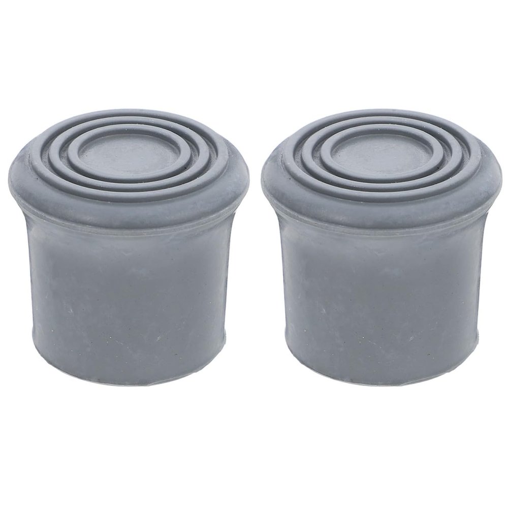 HINTRMENT Rubber Feet Pads Floor Protection and Replacement Shower Chair Chair Leg Caps 2pcs, Non-Slip with Universal Fit Bath Seat Suitable for Hiking Poles and Crutches