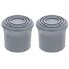 HINTRMENT Rubber Feet Pads Floor Protection and Replacement Shower Chair Chair Leg Caps 2pcs, Non-Slip with Universal Fit Bath Seat Suitable for Hiking Poles and Crutches view 1
