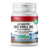 Vit Direct - Antarctic Red Krill Oil - 60 Omega 3 Capsules High Strength - Food Supplement - Small Sized - Easy to Take - Supports Heart Health, Brain Function & Joint Comfort view 1