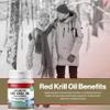 Vit Direct - Antarctic Red Krill Oil - 60 Omega 3 Capsules High Strength - Food Supplement - Small Sized - Easy to Take - Supports Heart Health, Brain Function & Joint Comfort view 3