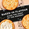 Savours Salt & Cracked Black Pepper Crackers, No Artificial Colours or Flavours, Vegetarian, 200g view 2