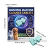 Washing Machine Cleaner Pro Tablets, Pet Hair Remover & Deep Cleaner, Universal Machine Washer Cleaners Pro, Plumber Safe Drum Descaler for Front Load & Top Load Washing Machines (Blue C 3pcs) view 3