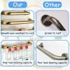 FKXSXAZ Corridor Support Grab Bars for Elderly Disabled, Safety 80cm 100cm 120cm Access Stairs Handrails, Towel Rack Bathroom Tub Wall Mounted Handle with Accessories(1.3ft/40cm) view 3
