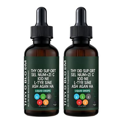 Thyroid Support Liquid Drops, for Helps maintain balance