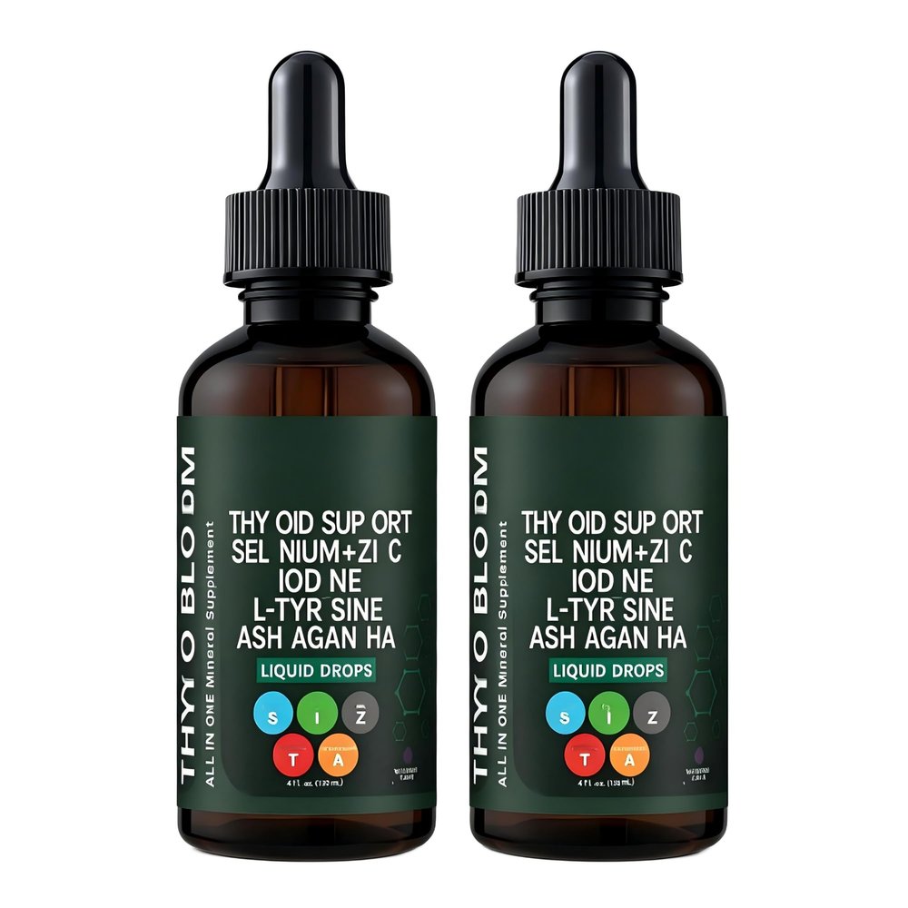 Thyroid Support Liquid Drops, for Helps maintain balance