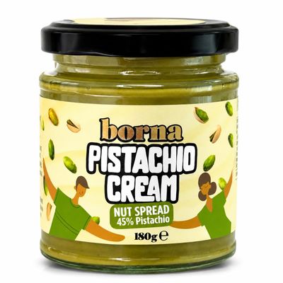 Borna Pistachio Cream (45% pistachio) No Palm Oil