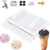Tapioca Pearl Maker Machine, 3-12mm DIY Tool for Homemade Snacks, Cassava Ball Forming Device for Cooking Projects, Easy to Use Rubbing Board for Taro Balls view 1