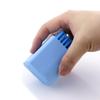 VILLCASE 2pcs Multipurpose Scrubbing Brush Clothes Cleaner with Wear-resistant Silica Gel Bristles, Mini Laundry Brush for Trousers and Clothes Cleaning, Green and Blue Set view 4
