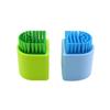 TEHAUX 2pcs Mini Clothes Washing Brush Set with Silica Gel Material, Soft Nylon Bristles for Spots and Stains Cleaning on Clothes and Trousers, for Laundry and Daily Use view 1