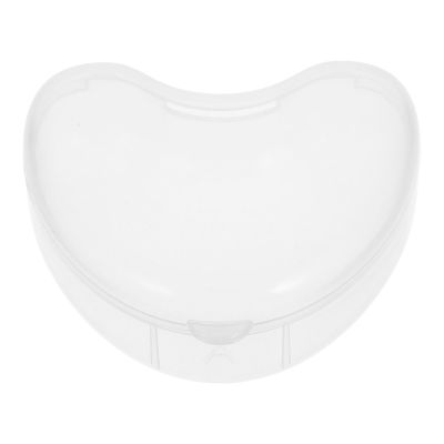 MAGICLULU Denture Storage Box Portable Plastic Retainer Case with Heart Shape Design and Sturdy Pp Material for Easy Carry and Daily Use