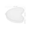 MAGICLULU Denture Storage Box Portable Plastic Retainer Case with Heart Shape Design and Sturdy Pp Material for Easy Carry and Daily Use view 2