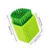 Hemobllo Clothes Washing Brush in Green and Blue 2pcs Multipurpose with Silica Gel Bristles, Wear-resistant Mini Laundry Brush Household Scrubbing Tool for Shoes and Tiles Cleaning view 2