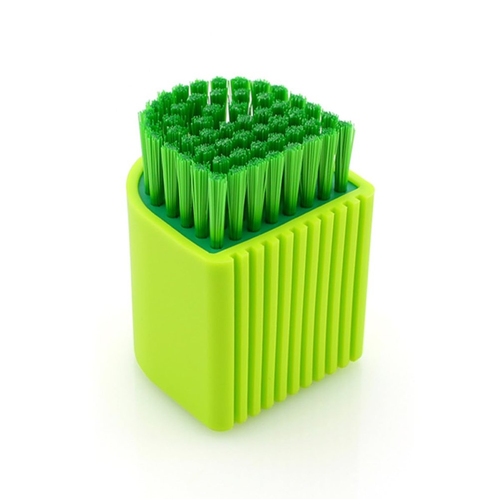 MAGICLULU 2pcs Creative Clothes Scrubbing Brush Cleaner with Wear-resistant Silica Gel Bristles for Shoes and Windows, Mini Multipurpose Scrubbing Brush for Laundry and Household Cleaning