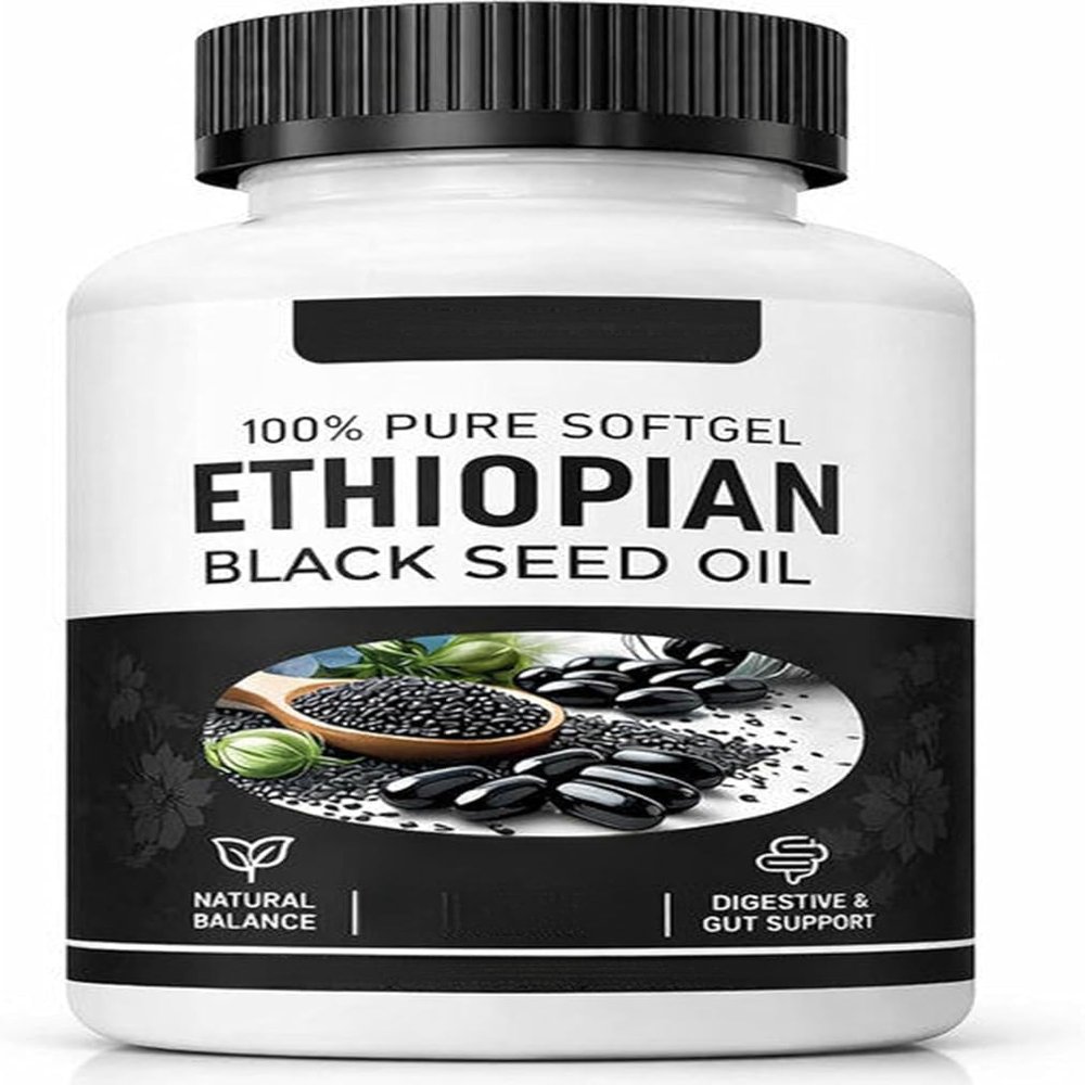 Ethiopian Black Seed Oil Capsules 4.64% Thymoquinone