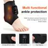 Foot Massager with Heat and Vibration, Cordless Rechargeable Compression Wrap, Adjustable Temperature and Intensity, Foot Massagers for Pain and Circulation (Black) view 4