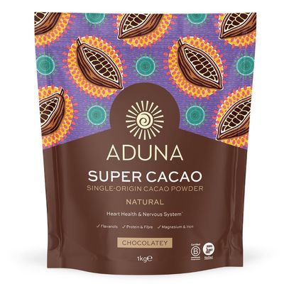 Aduna Super Cacao Powder | 100% Natural Single Origin Ghanaian Cacao | 1kg