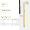 Insulated Telescopic Measuring Pole for Height Measurement, Survey Ruler with Meter Scale, Power Line Safety Utility Work Tool, 49.2 ft view 2