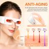 PEIKVOUL 3-in-1 Eye Massager & Red Light Eye Mask, Rechargeable LED Light Therapy Kit with Adjustable Strap for Eye Strain, Relaxation & Tired Eyes view 3
