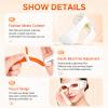 PEIKVOUL 3-in-1 Eye Massager & Red Light Eye Mask, Rechargeable LED Light Therapy Kit with Adjustable Strap for Eye Strain, Relaxation & Tired Eyes view 4