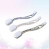 UKCOCO Shoe Cleaning Brushes Double Head Soft Bristle Design Multifunctional 3pcs with Anti-slip Bendable Handles Sturdy Plastic Material for Washing Shoes and Home Cleaning view 4