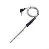 Temperature Sensor Probe, 7x0.4cm 304 Stainless Steel Food Thermistor High Accuracy Fast for response for Oven Grill Barbecue Cooking view 3