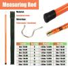 Telescopic Insulated Height Measuring Stick for Linemen, 5-18m (16.4-59.1 ft) Epoxy Resin, Ideal for Live Power Line Work, Durable & Reliable Height Tool view 2
