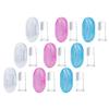 NUSITOU 9pcs Silicone Finger Toothbrush for Boy Girl Teeth Tongue Cleaner with Storage Boxes Food-Grade Soft Bristles for Years Colors Included view 1