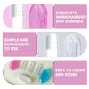 NUSITOU 9pcs Silicone Finger Toothbrush for Boy Girl Teeth Tongue Cleaner with Storage Boxes Food-Grade Soft Bristles for Years Colors Included view 3