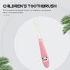 ERINGOGO Toothbrush with Soft Supple Bristles and Comfortable Grip, Safe for Teeth, Includes Storage Bucket, Suitable for Ages 2-12, Pink Manual Tooth Brush for Daily Oral Care view 4