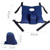 Usknxiu Wheelchair Seat Cushion with Backrest, Anti-Slip & Side Support for Elderly, Bed Sore Prevention, Adjustable Lumbar Pad, Breathable & Washable for Home Care view 2