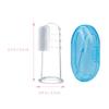 DRESSOOS Silicone Finger Toothbrush Reusable and Gentle Oral Care for Babies and Young 9pcs with Storage Boxes, Soft Finger Toothbrush for Easy Teeth Brushing view 2