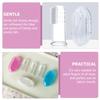 DRESSOOS Silicone Finger Toothbrush Reusable and Gentle Oral Care for Babies and Young 9pcs with Storage Boxes, Soft Finger Toothbrush for Easy Teeth Brushing view 4