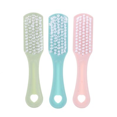 ROMISBABA Cleaning Brush Set Easy to Grip Design with Pp Bristles 3pcs Effective Cleaning Tool for Clothes and Shoes for Bathroom and Garden Shed Sink Use