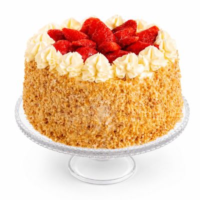 Patisserie Valerie Classic Strawberry Gateau 6" - 10 Portions