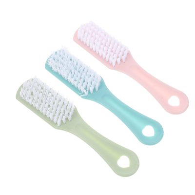 CIMAXIC Clean Brush Set Gentle on Fabrics and Footwear with Pp Bristles 3pcs Long Handle Design for Clothes and Shoes for Home and Travel Cleaning Tasks