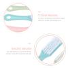 CIMAXIC Clean Brush Set Gentle on Fabrics and Footwear with Pp Bristles 3pcs Long Handle Design for Clothes and Shoes for Home and Travel Cleaning Tasks view 3