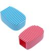 Mini Silicone Handheld Washing Brush 2pcs Candy Colour view 1