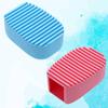 Mini Silicone Handheld Washing Brush 2pcs Candy Colour view 2